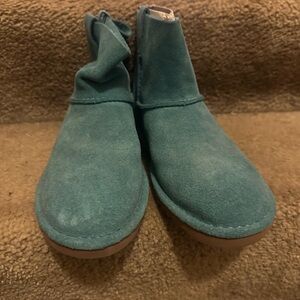 UGG Turquoise Suede Boots